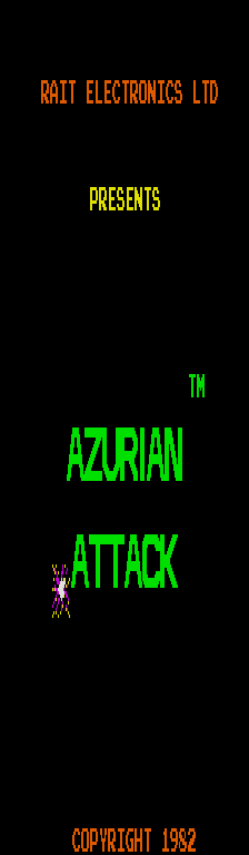 Azurian Attack Title Screen